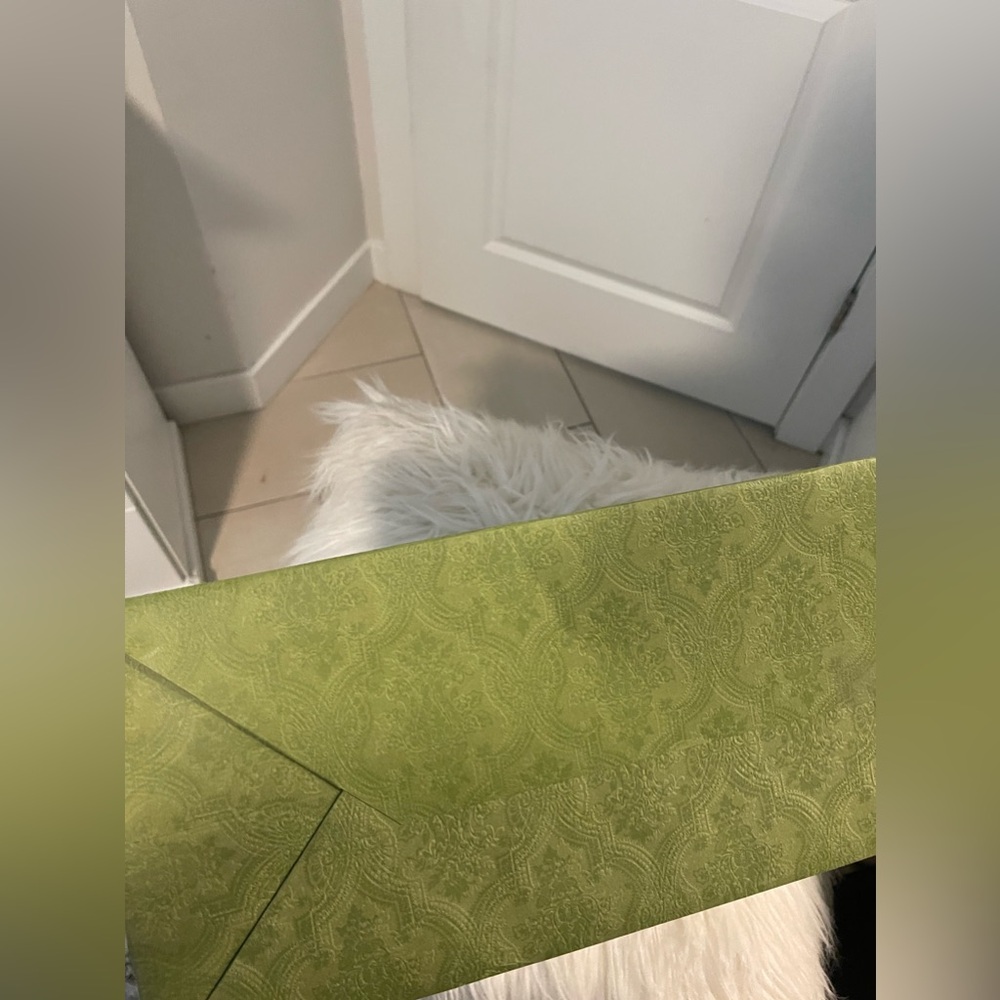 GUCCI LARGE GIFT BAG, GREEN FOLIAGE SHOPPING BAG - Picture 9 of 17